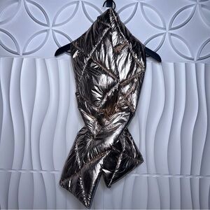 Leith Rose Gold Puffer Scarf